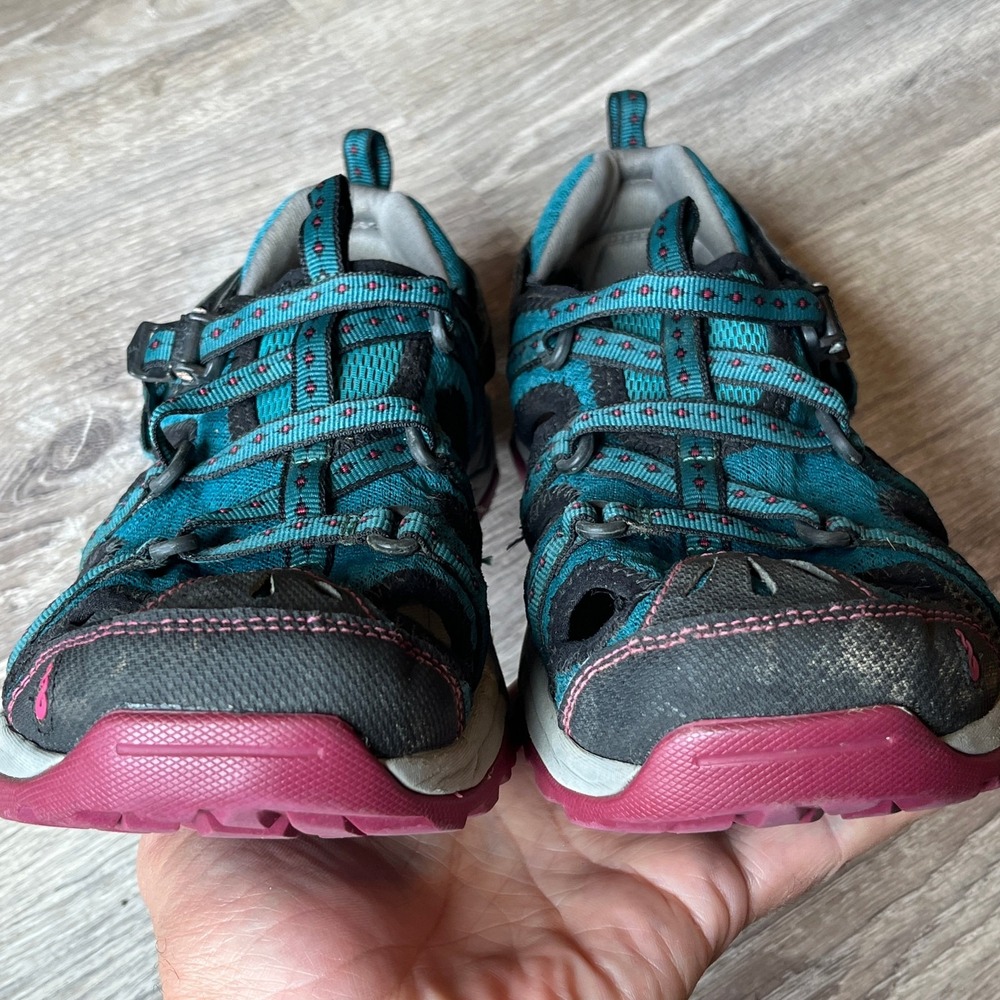 Ahnu River Hiking Sandals Toe Protection Blue Womens 9.5 UK 7.5‎ EU 40.5 - Picture 4 of 8